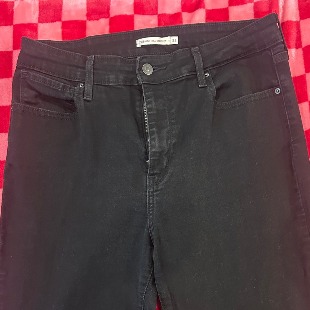Levi's Women's High Rise Black Jeans